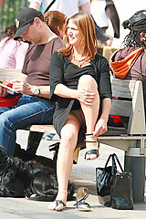Candid russian upskirt at the bench hot pics